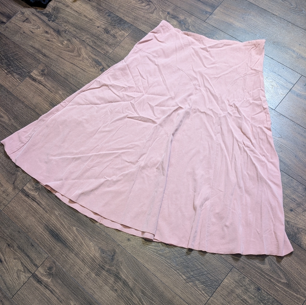 J. Jill Light Pink Midi Women's Skirt Size‎ Large